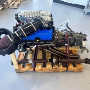2011 MUSTANG GEN 1 COYOTE MT-82 DRIVETRAIN WITH A WHIPPLE SUPERCHARGER KIT
